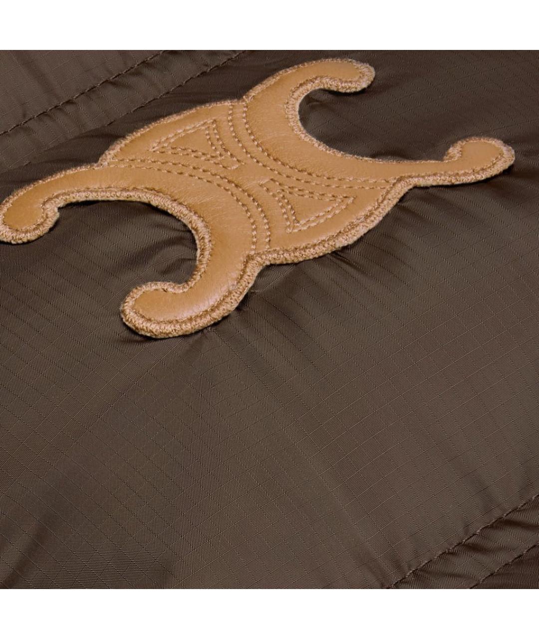 CELINE Коричневый пуховик, фото 4