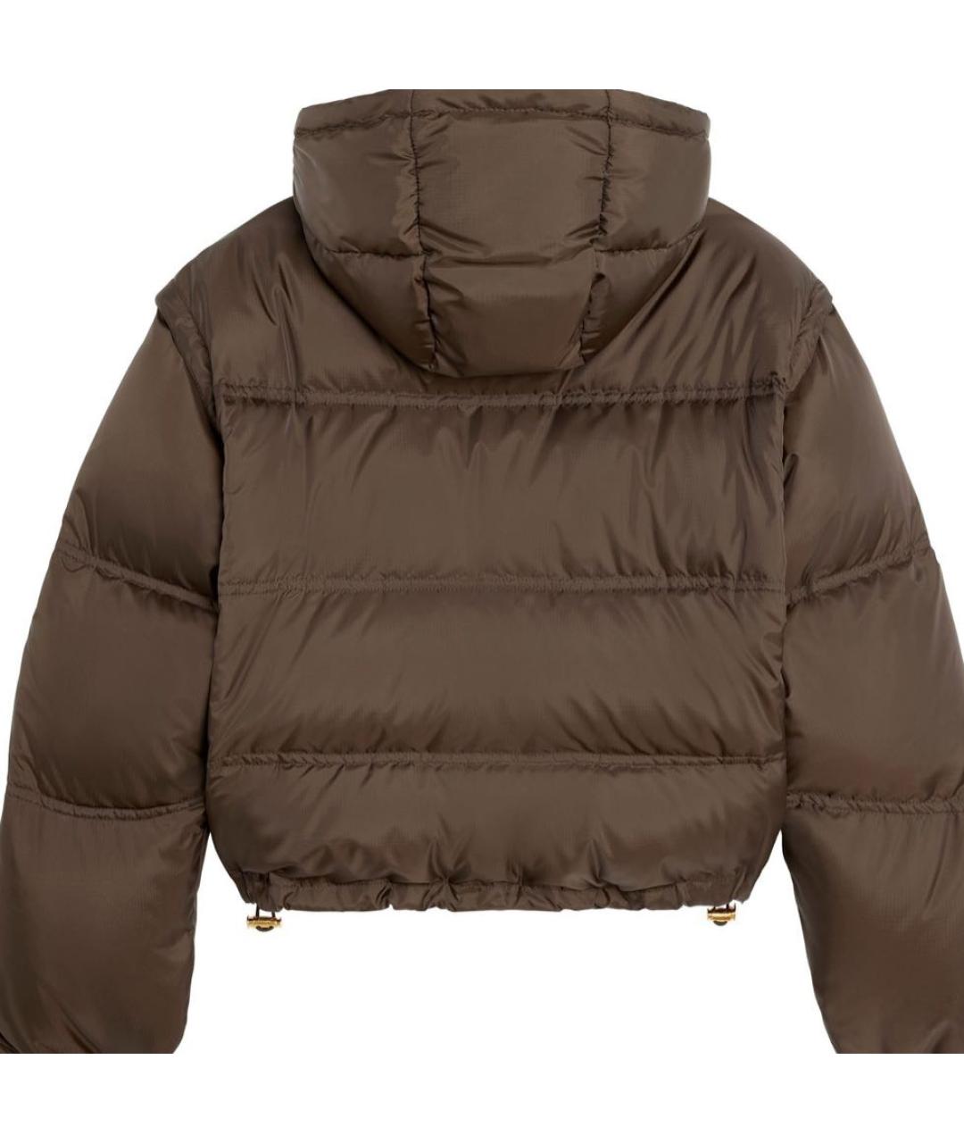 CELINE Коричневый пуховик, фото 2