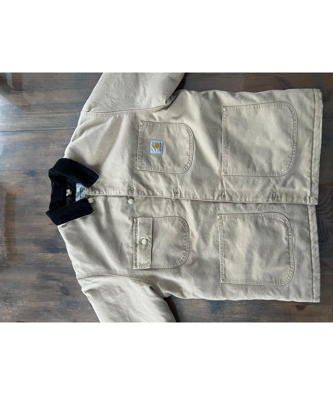 CARHARTT WIP Бежевая хлопковая куртка, фото 8