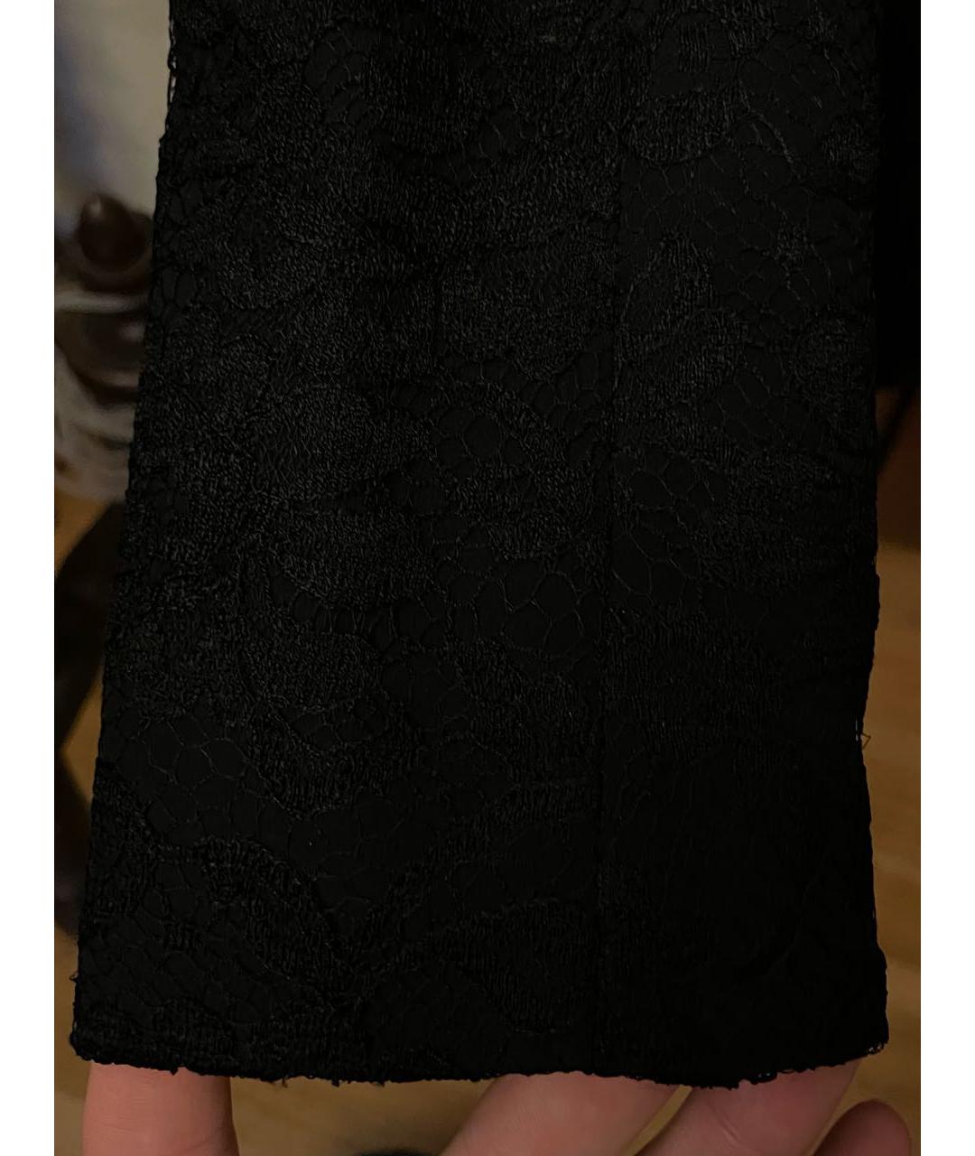 DOLCE&GABBANA Черный шелковый жакет/пиджак, фото 5