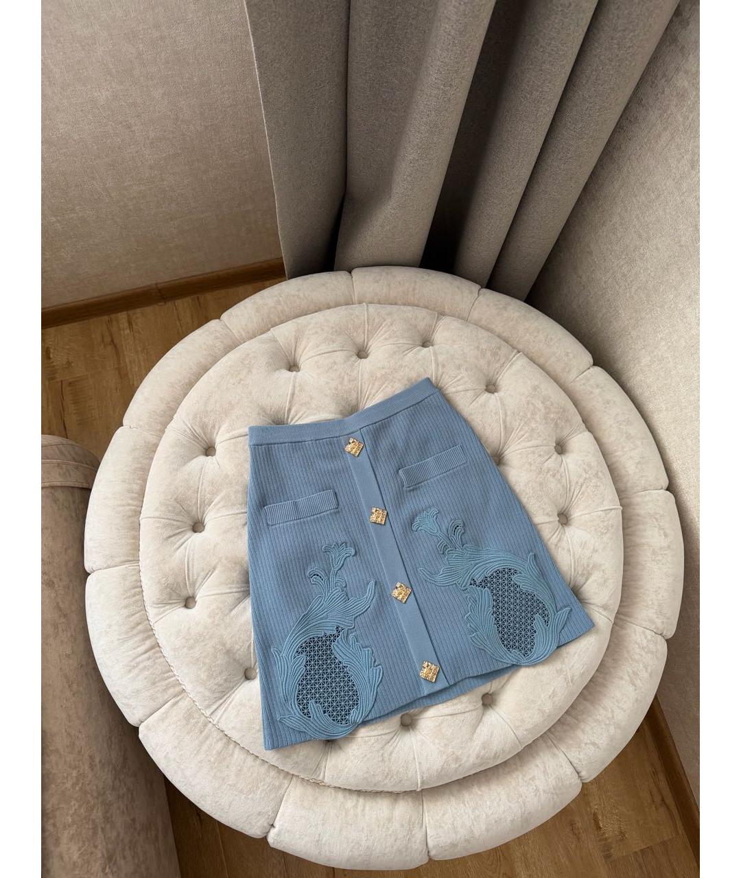 SELF-PORTRAIT Голубой костюм с юбками, фото 6