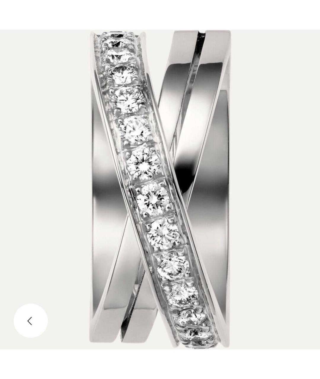 CARTIER Серебряное кольцо из белого золота, фото 2