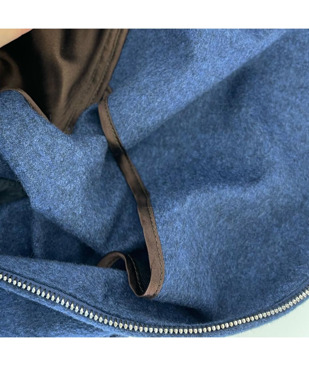 STEFANO RICCI Синяя кашемировая куртка, фото 5