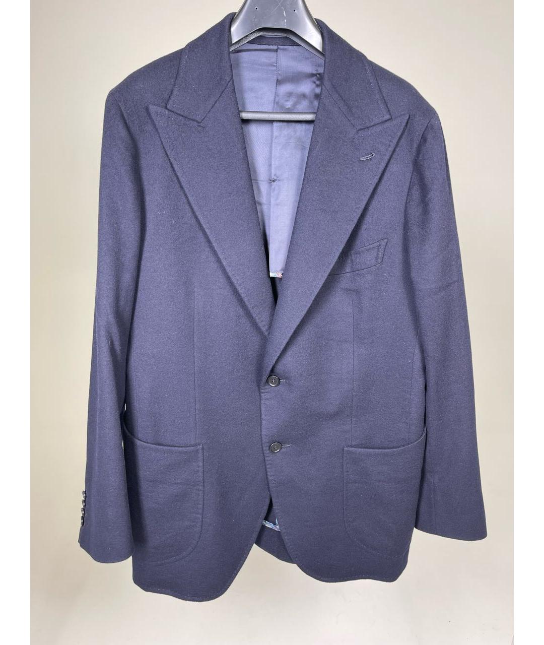 LORO PIANA Синий кашемировый пиджак, фото 6