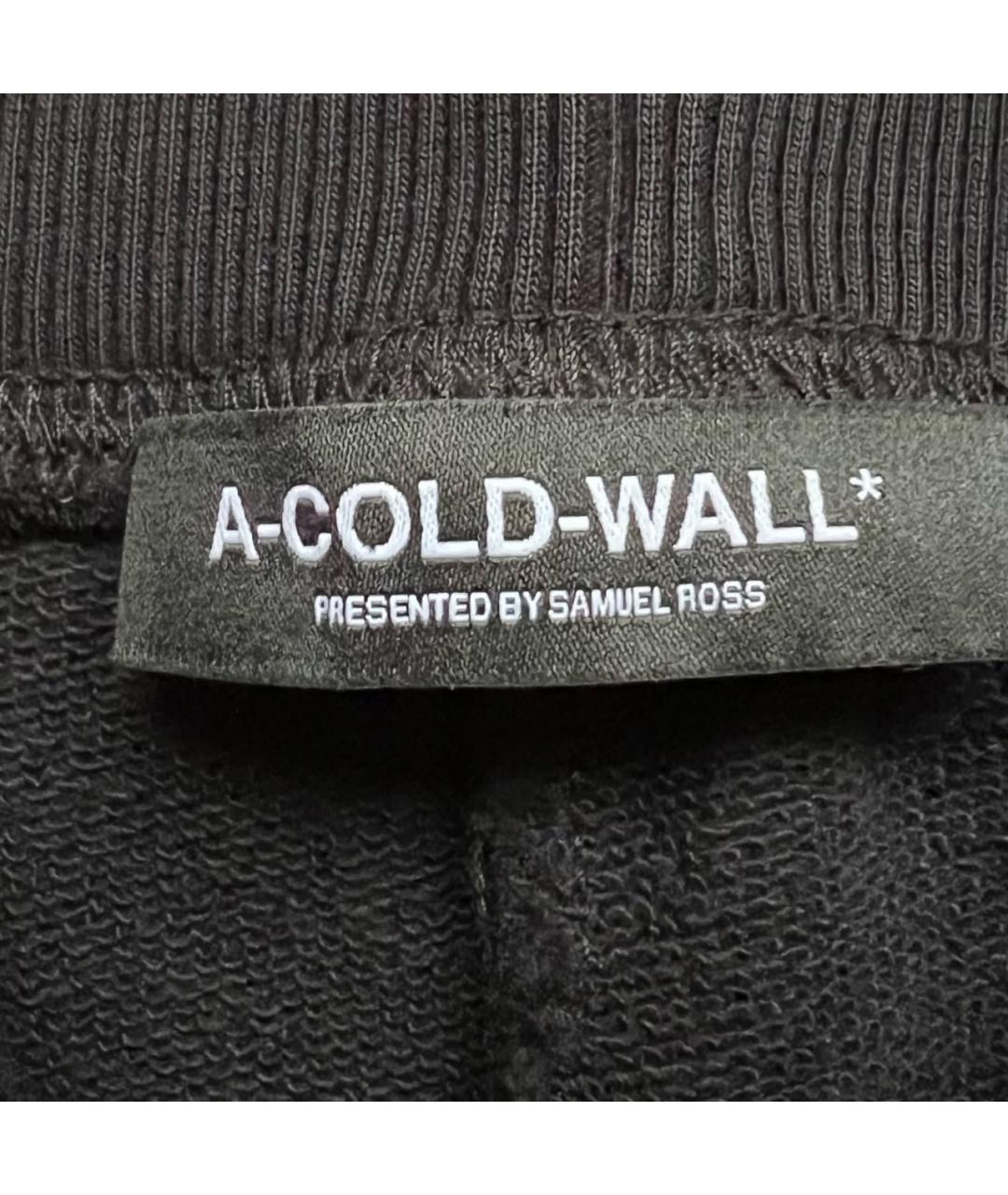 A-COLD-WALL* Черные хлопковые повседневные брюки, фото 8