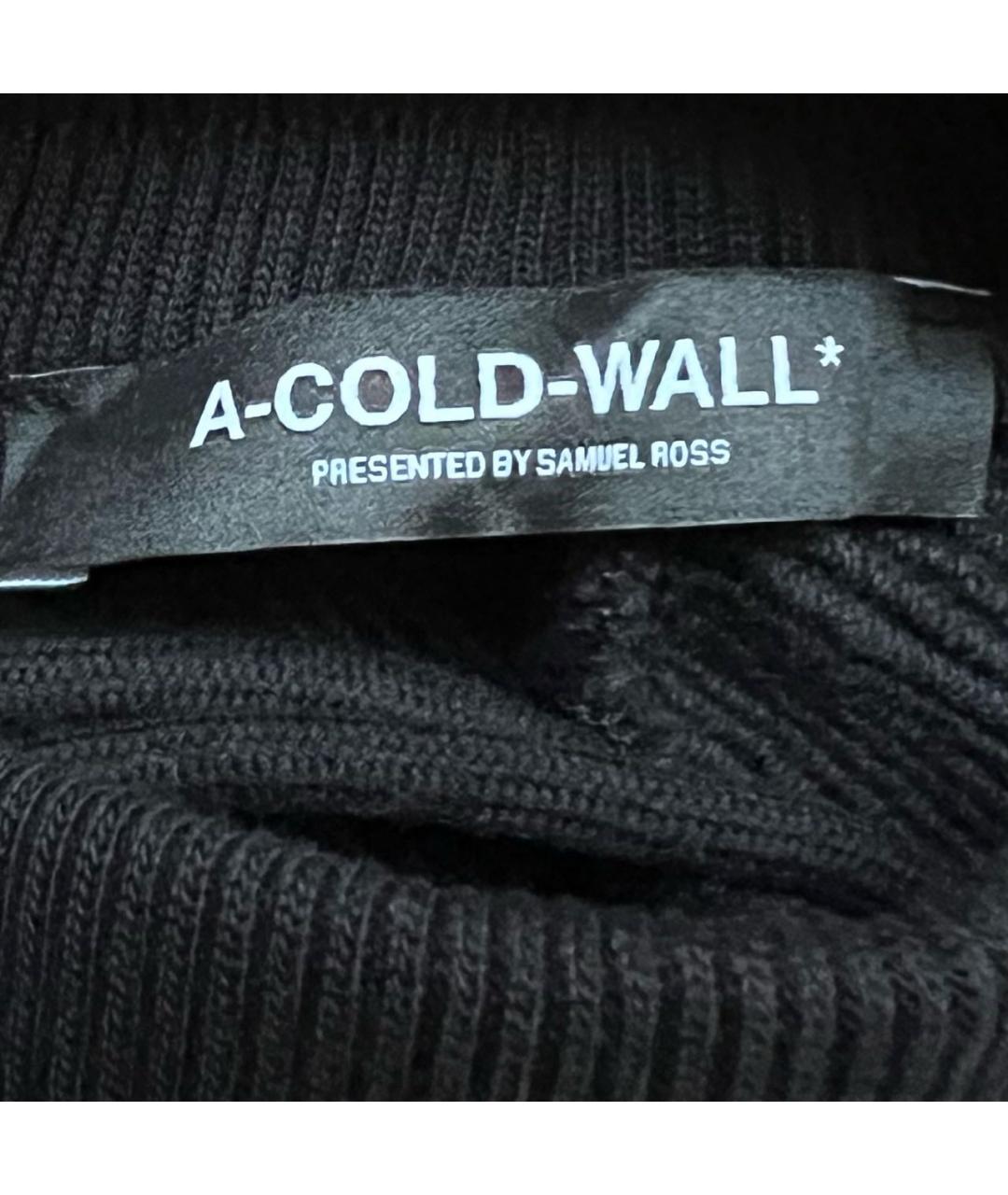 A-COLD-WALL* Черные хлопковые повседневные брюки, фото 8