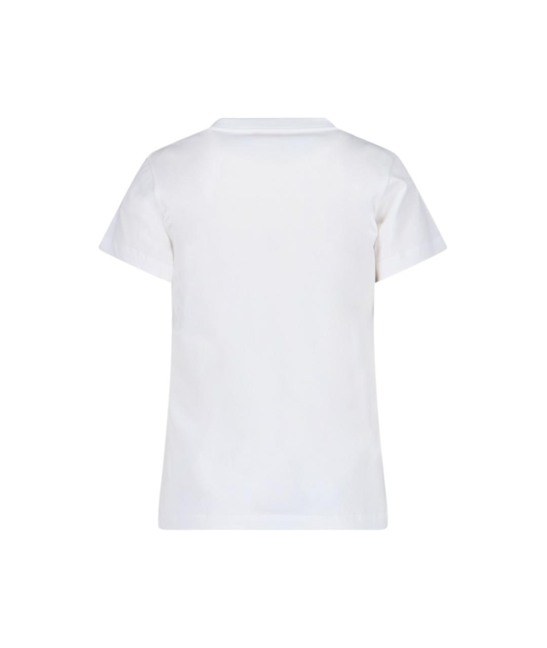 ALEXANDER MCQUEEN Белая хлопковая футболка, фото 2