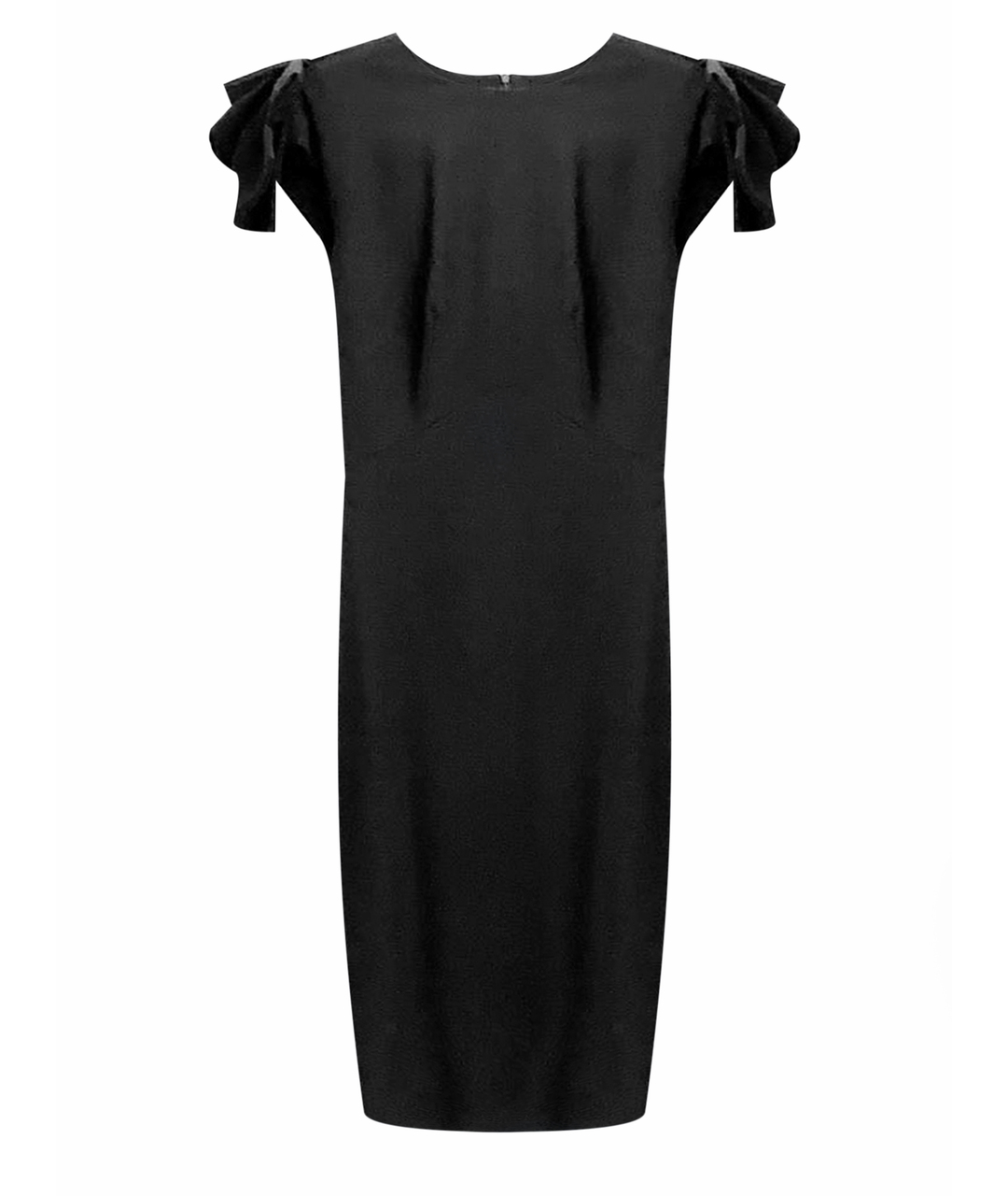 ERMANNO SCERVINO Черное шерстяное коктейльное платье, фото 1