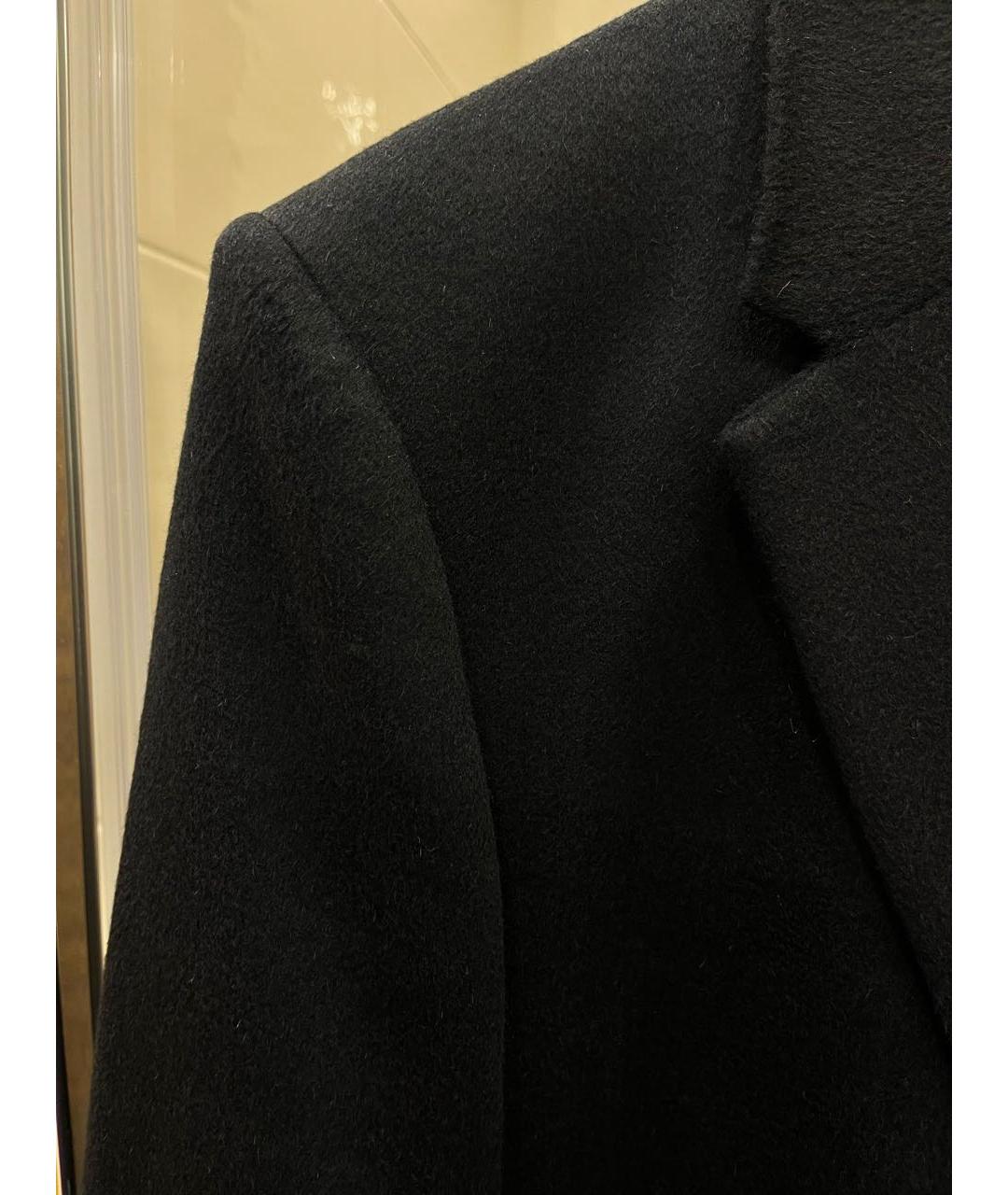 HUGO BOSS Черное кашемировое пальто, фото 5