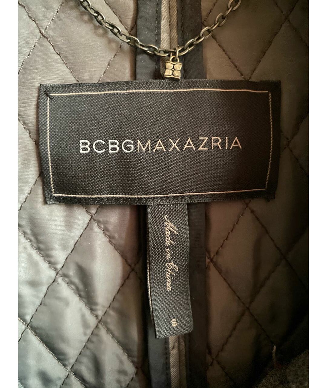 BCBG MAXAZRIA Серый кашемировый жилет, фото 4