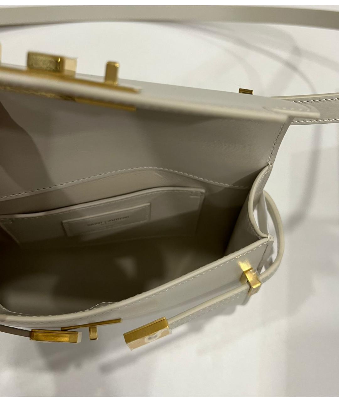 SAINT LAURENT Кожаная сумка через плечо, фото 4