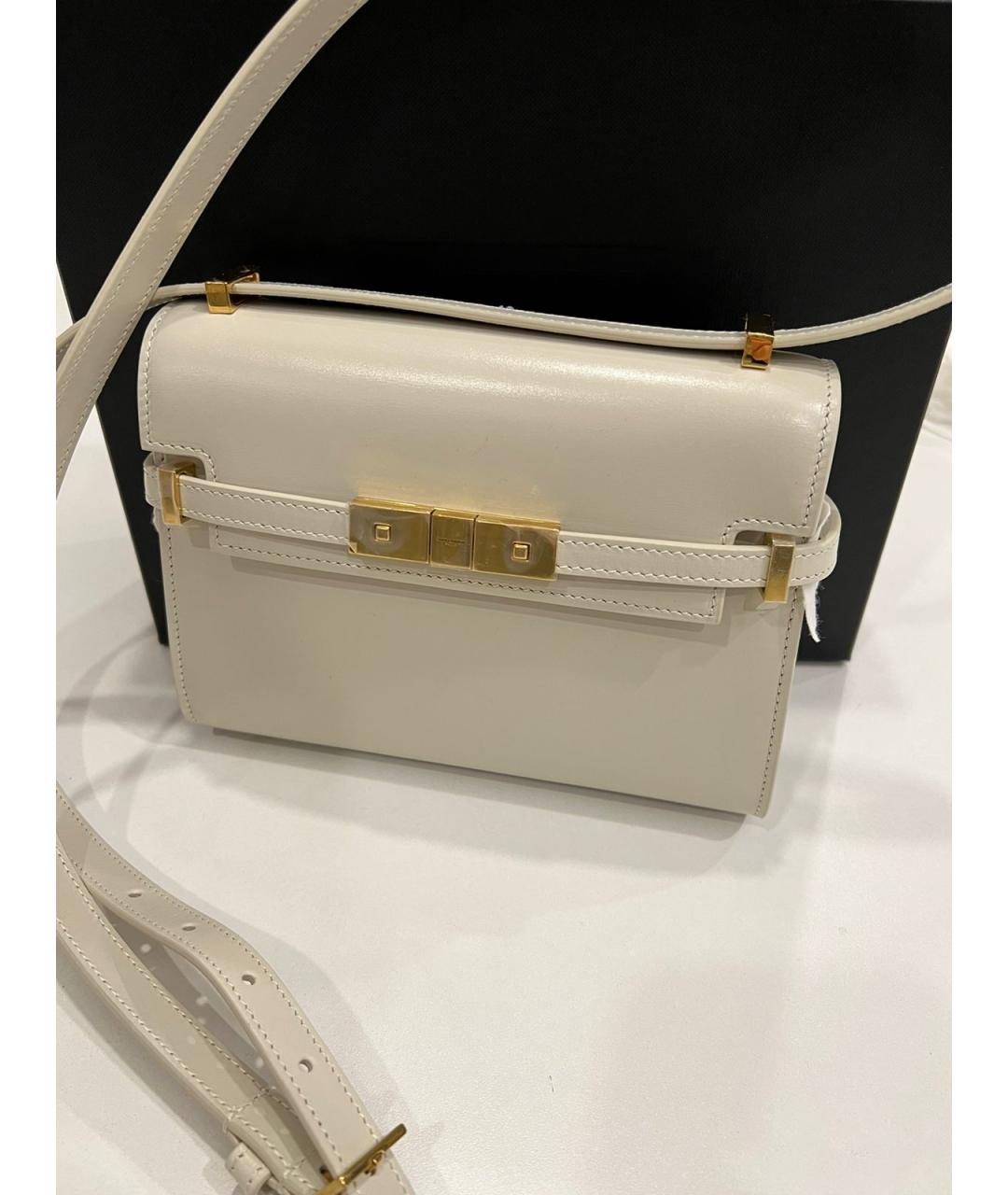 SAINT LAURENT Кожаная сумка через плечо, фото 3