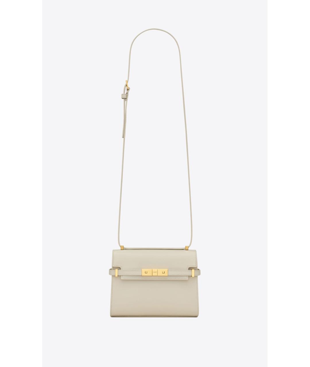 SAINT LAURENT Кожаная сумка через плечо, фото 5