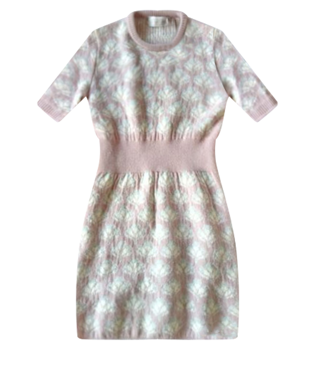 TAK.ORI Розовое шерстяное повседневное платье, фото 1