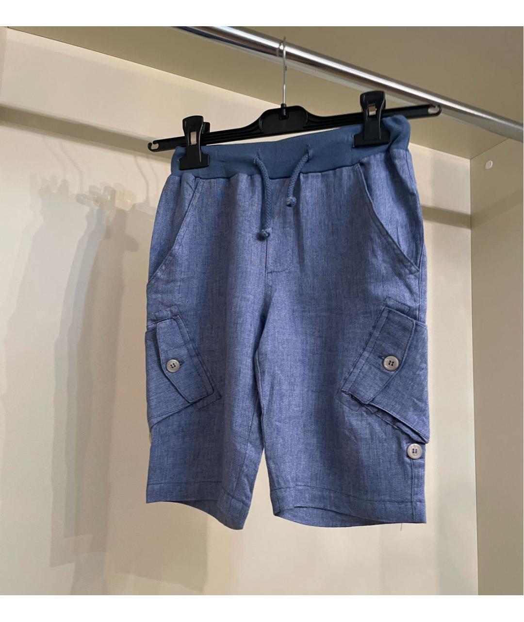 ARC-EN-CIEL KIDS Синие льняные брюки и шорты, фото 6
