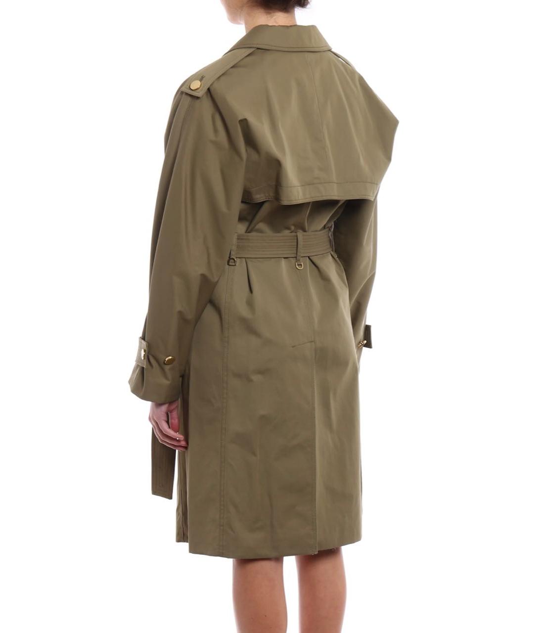 MICHAEL MICHAEL KORS Хаки тренч/плащ, фото 5