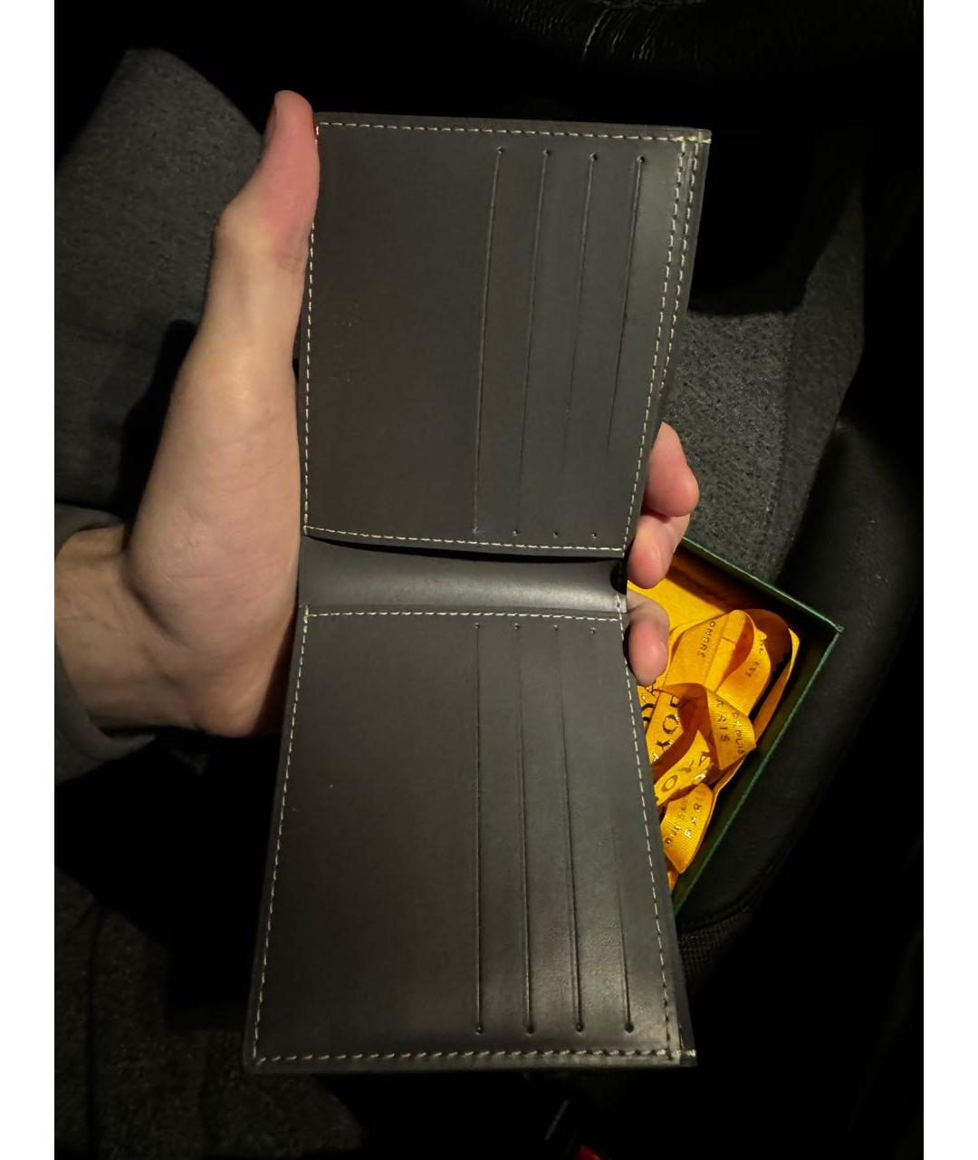 GOYARD Черный кошелек, фото 3