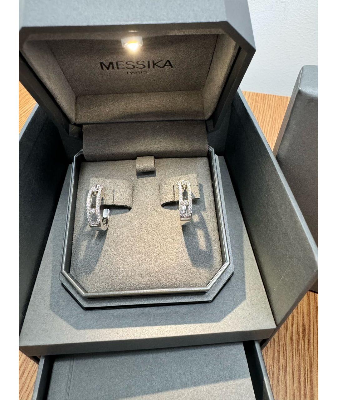 MESSIKA Белые серьги из белого золота, фото 4