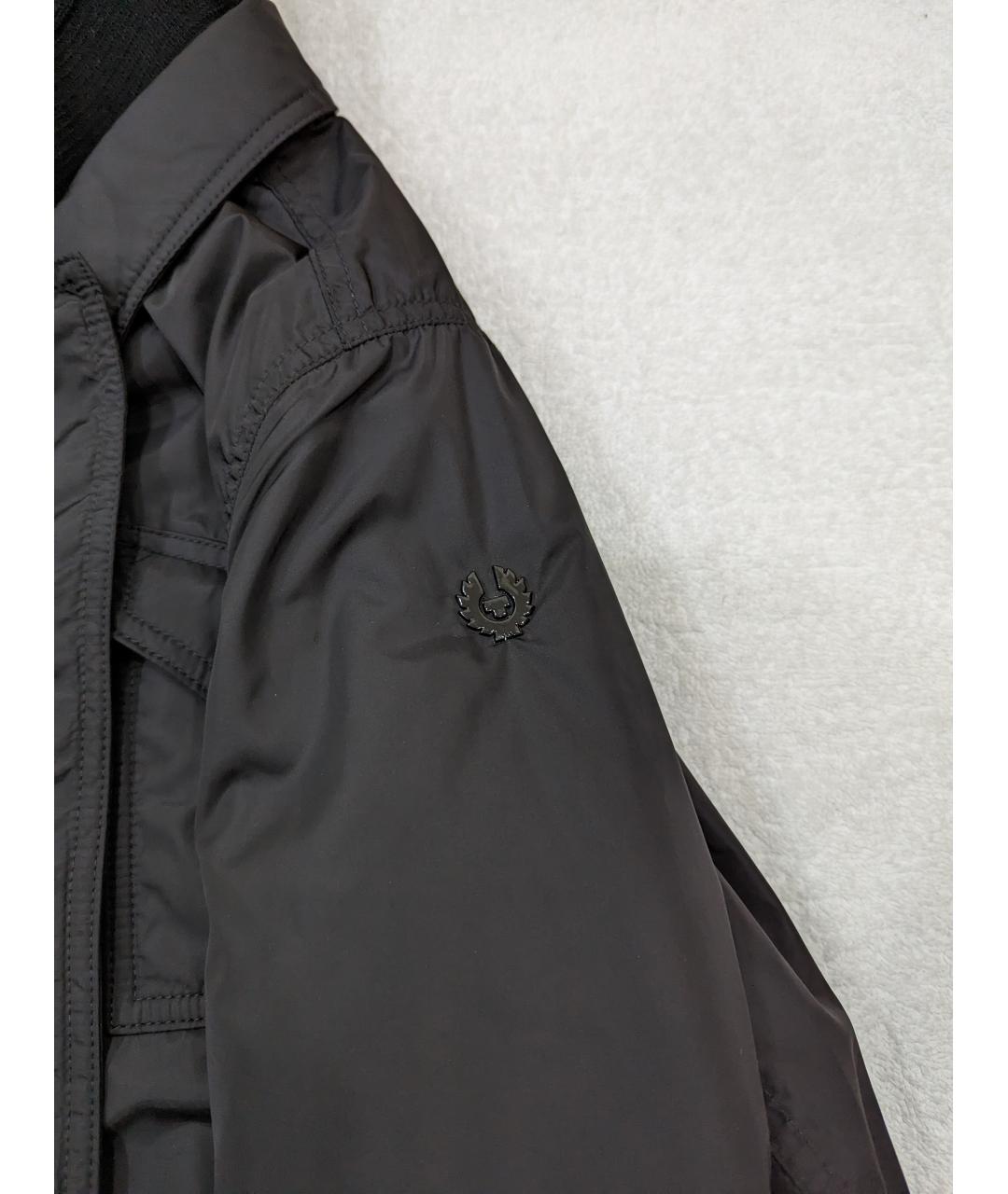 BELSTAFF Черная полиэстеровая куртка, фото 5