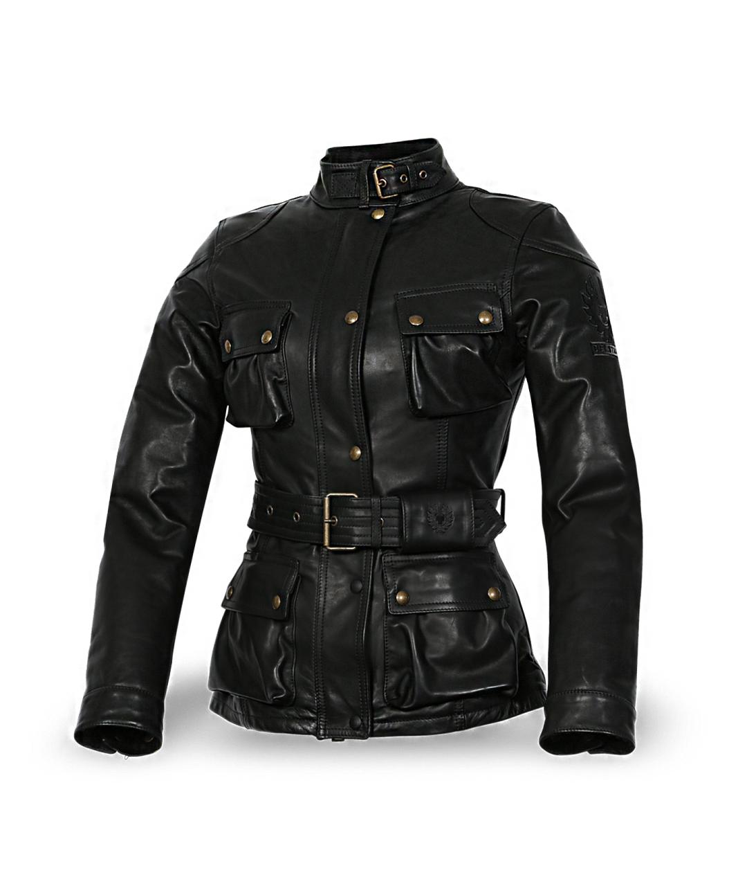 BELSTAFF Черная кожаная куртка, фото 10