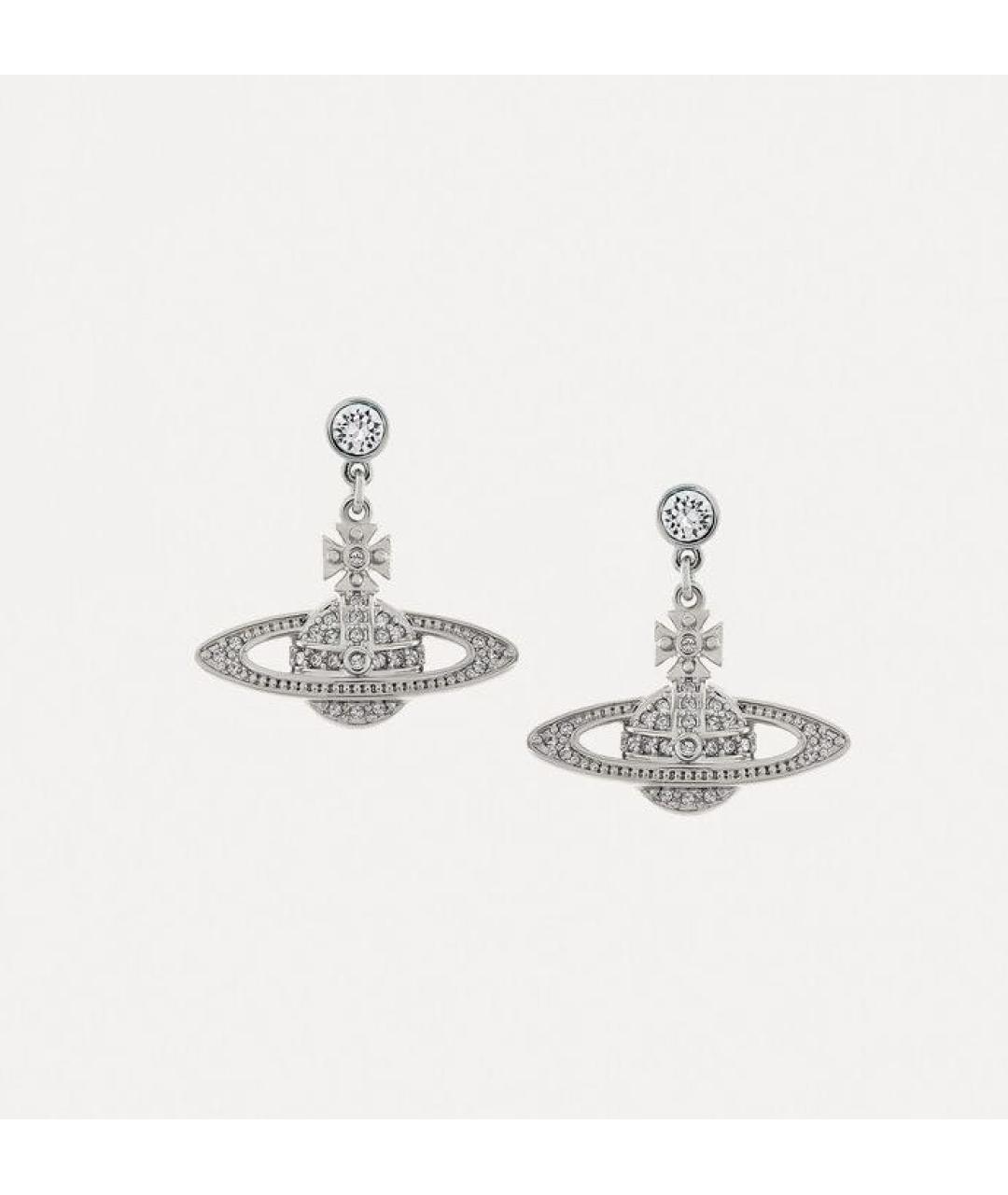 VIVIENNE WESTWOOD Серебряные латунные серьги, фото 4
