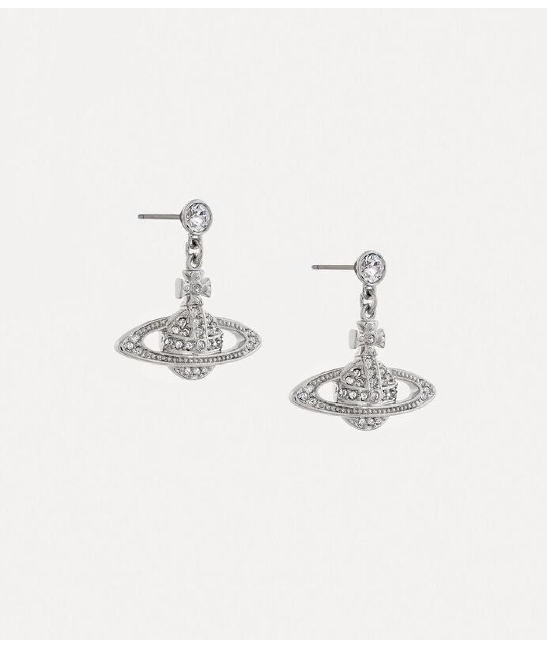 VIVIENNE WESTWOOD Серебряные латунные серьги, фото 2