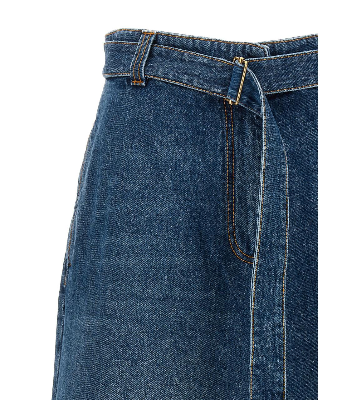 ETRO Синие хлопковые прямые джинсы, фото 3