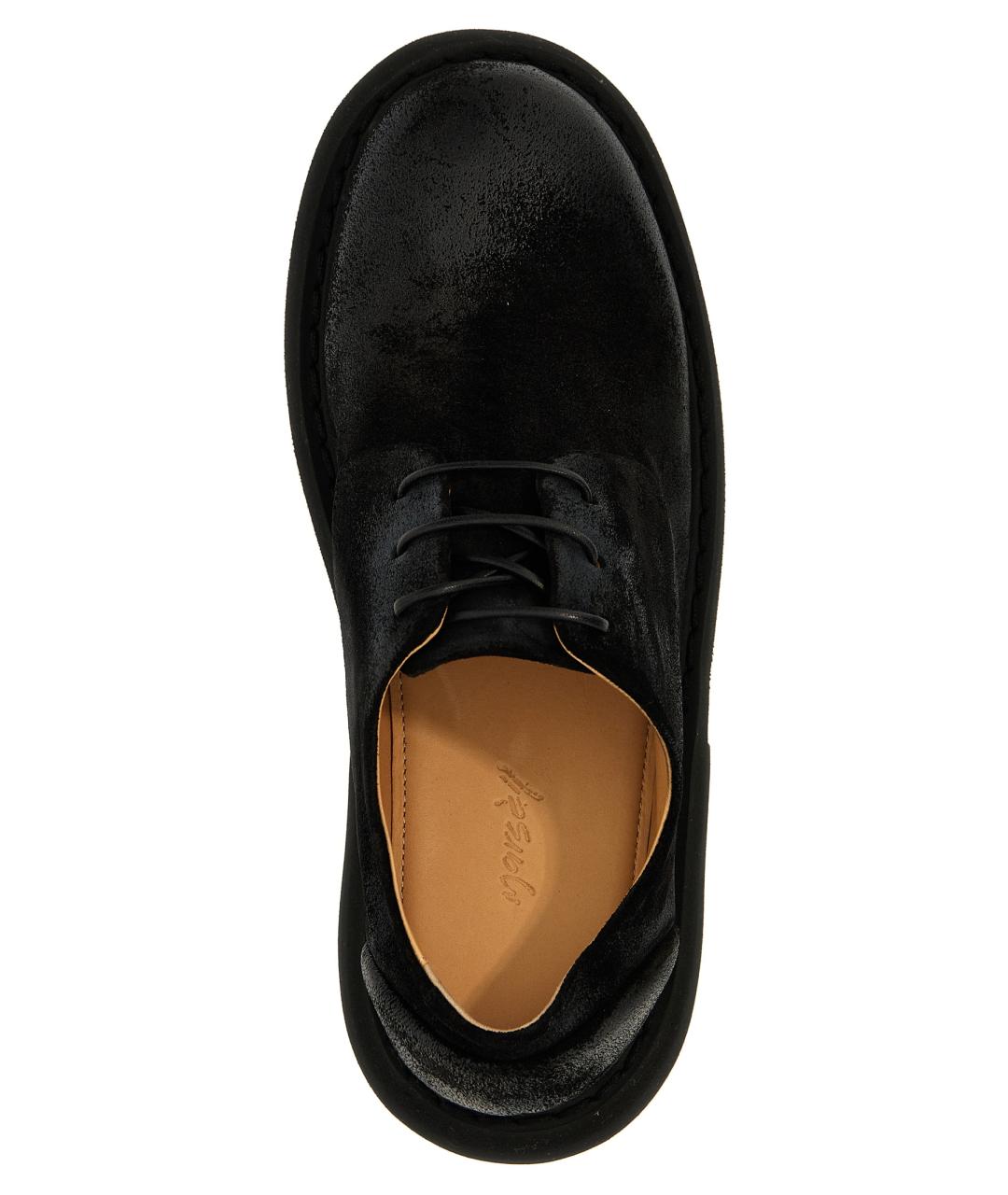 MARSELL Черные кожаные туфли, фото 4