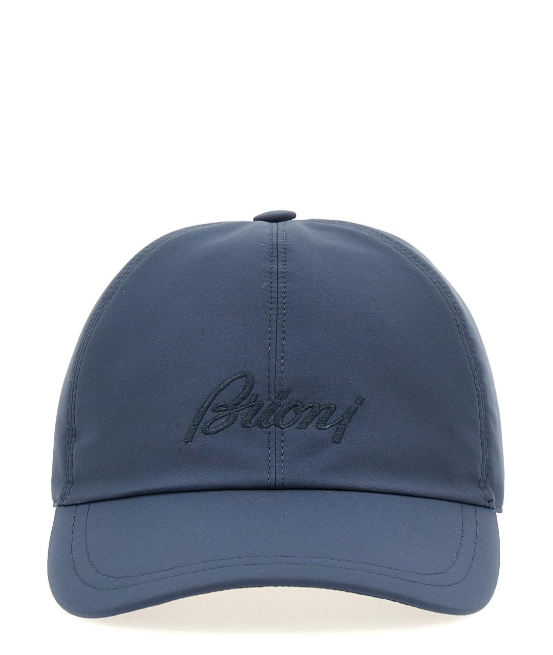 BRIONI Синяя синтетическая кепка/бейсболка, фото 1