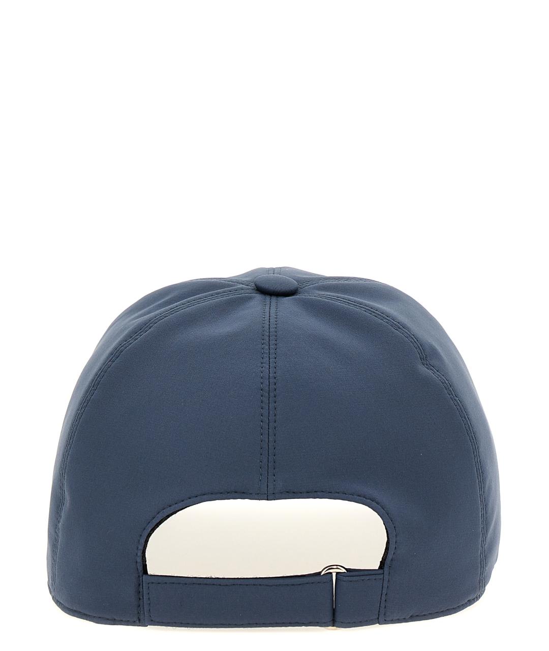 BRIONI Синяя синтетическая кепка/бейсболка, фото 3
