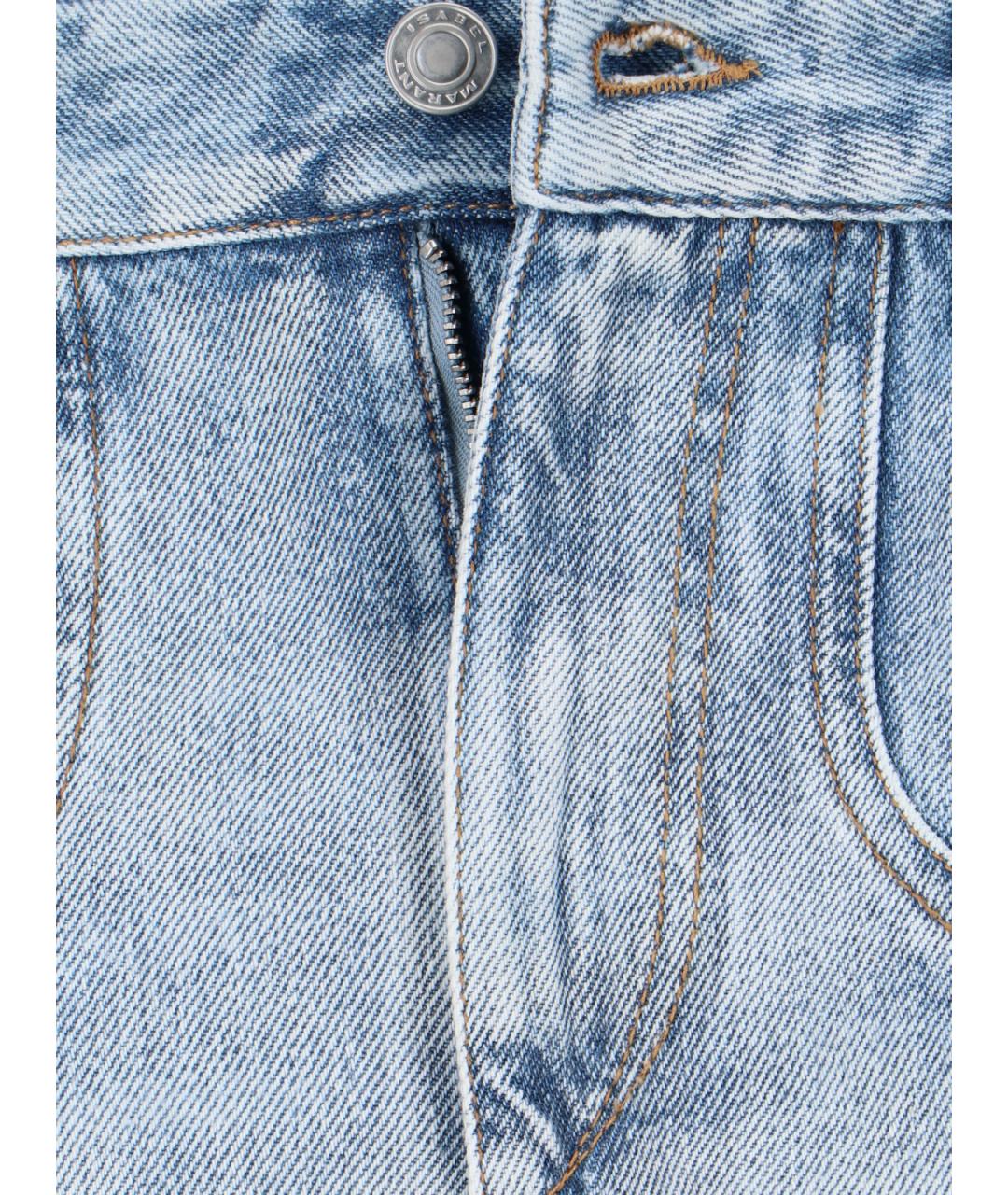 ISABEL MARANT ETOILE Синие прямые джинсы, фото 3