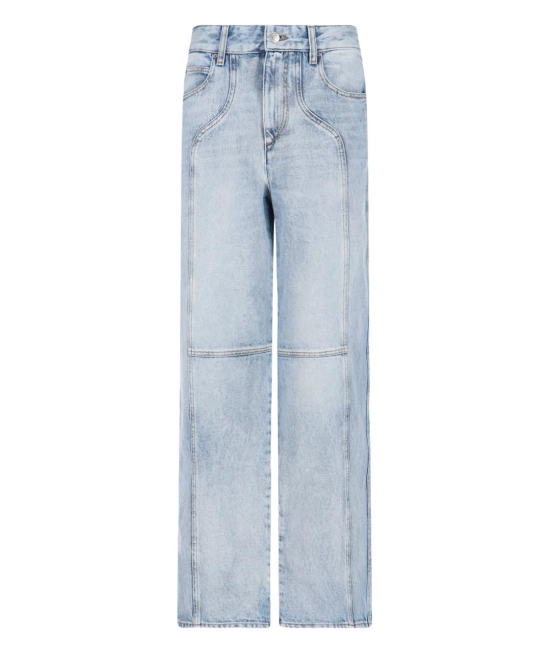 ISABEL MARANT ETOILE Синие прямые джинсы, фото 1