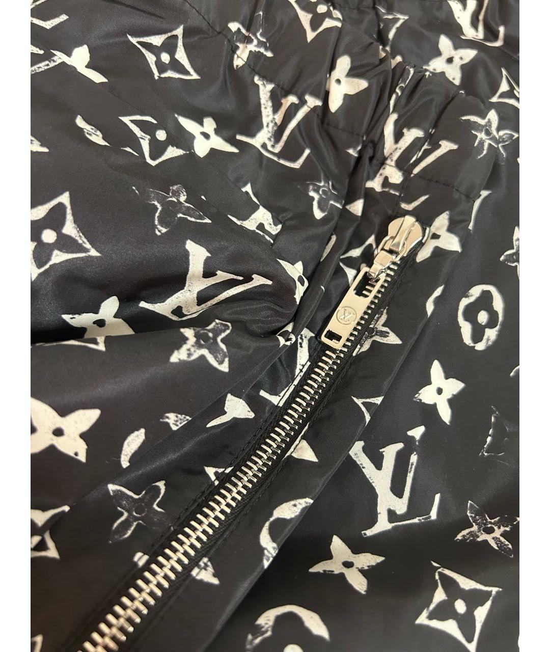 LOUIS VUITTON Черные полиамидовые спортивные брюки и шорты, фото 5