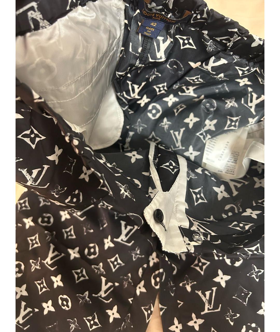 LOUIS VUITTON Черные полиамидовые спортивные брюки и шорты, фото 7