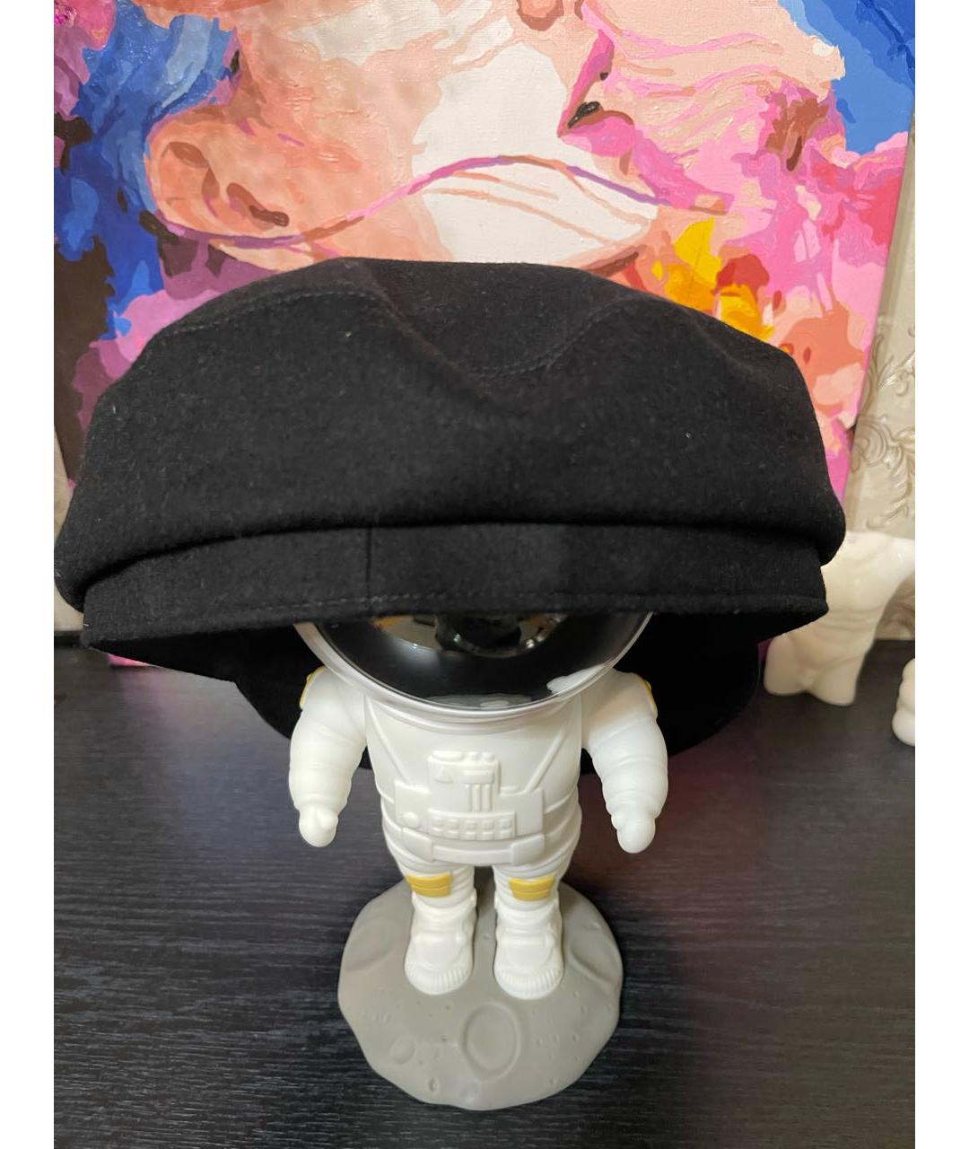 HERMES PRE-OWNED Черная шерстяная шляпа, фото 3