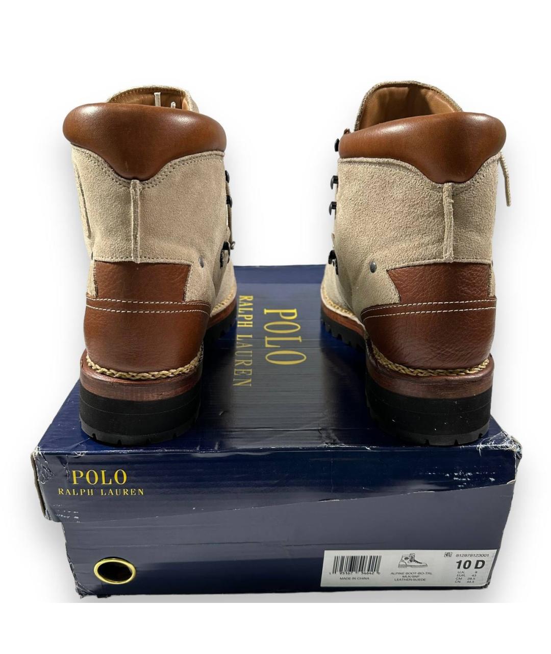 POLO RALPH LAUREN Кожаные высокие ботинки, фото 5