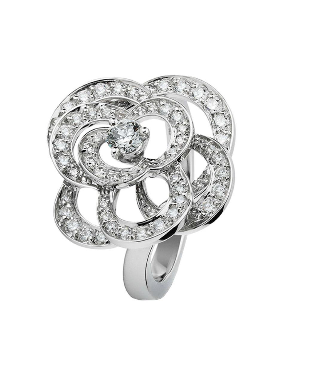 CHANEL Серебряное кольцо из белого золота, фото 7