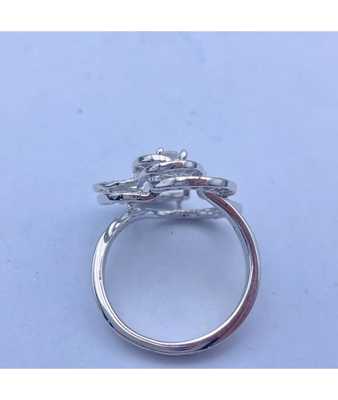 CHANEL Серебряное кольцо из белого золота, фото 4
