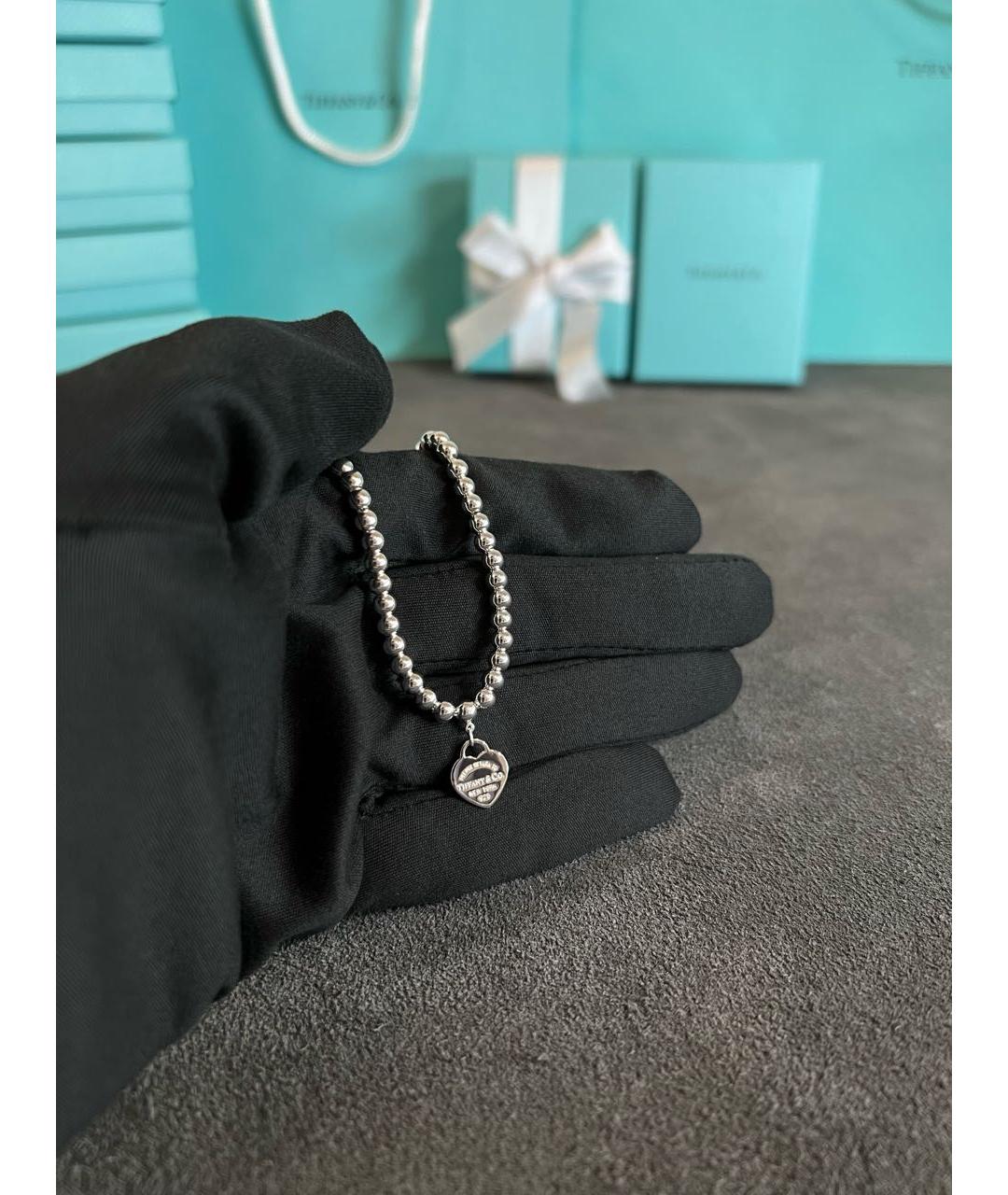 TIFFANY&CO Бирюзовый серебряный браслет