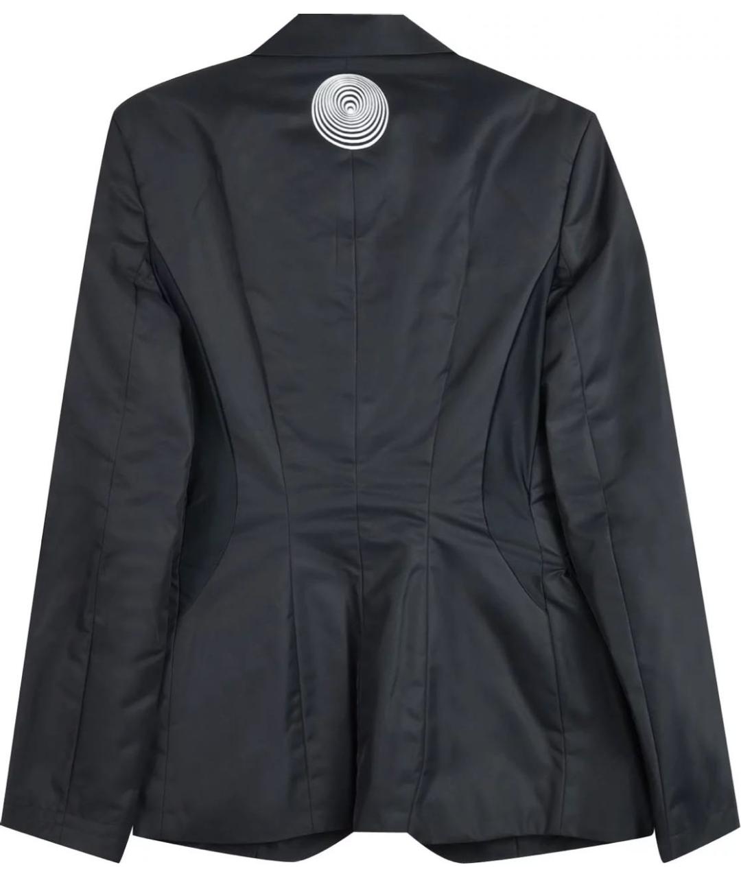 MARINE SERRE Черный полиамидовый жакет/пиджак, фото 2