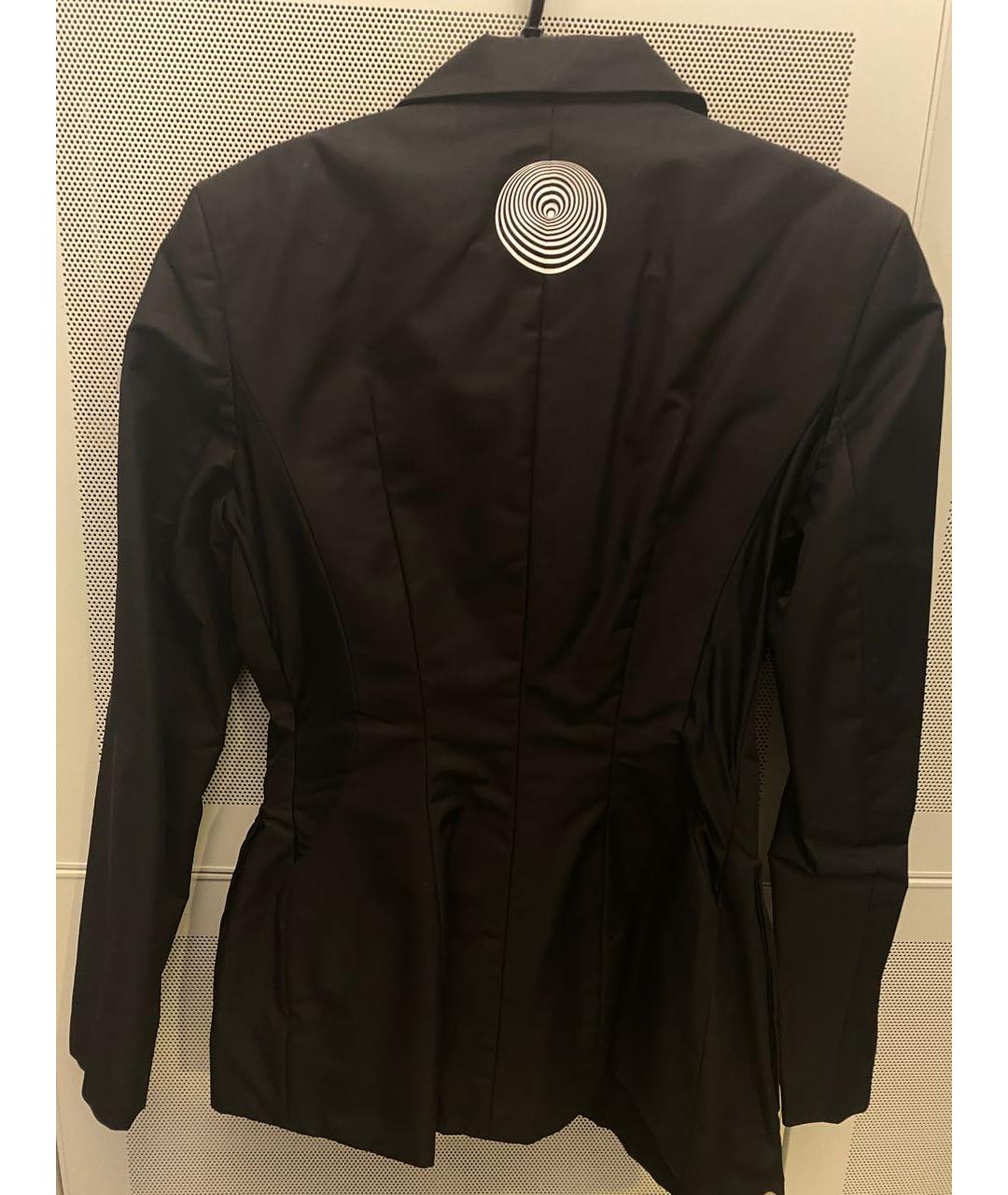 MARINE SERRE Черный полиамидовый жакет/пиджак, фото 6