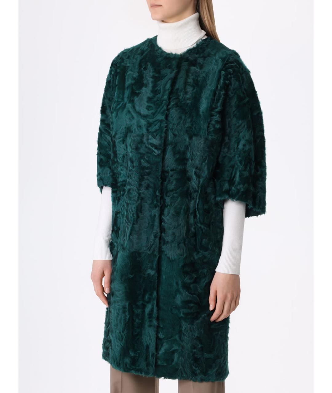 MARNI Зеленая шуба, фото 6