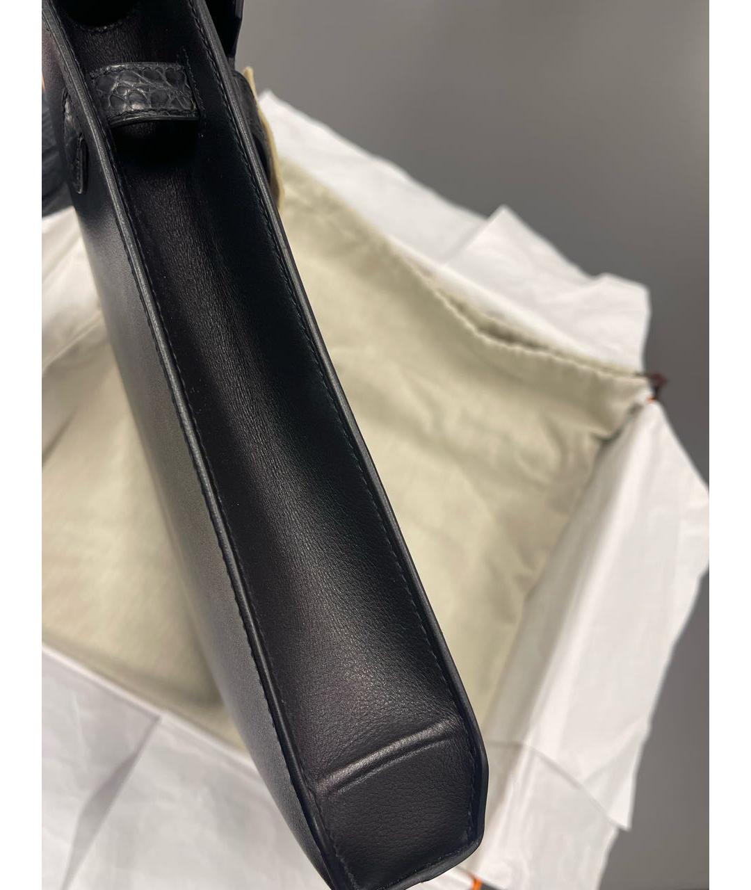 HERMES PRE-OWNED Черный кожаный портфель, фото 6