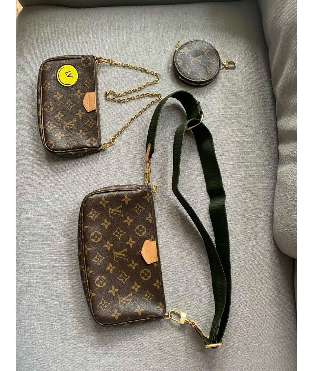 LOUIS VUITTON Коричневая сумка через плечо, фото 8