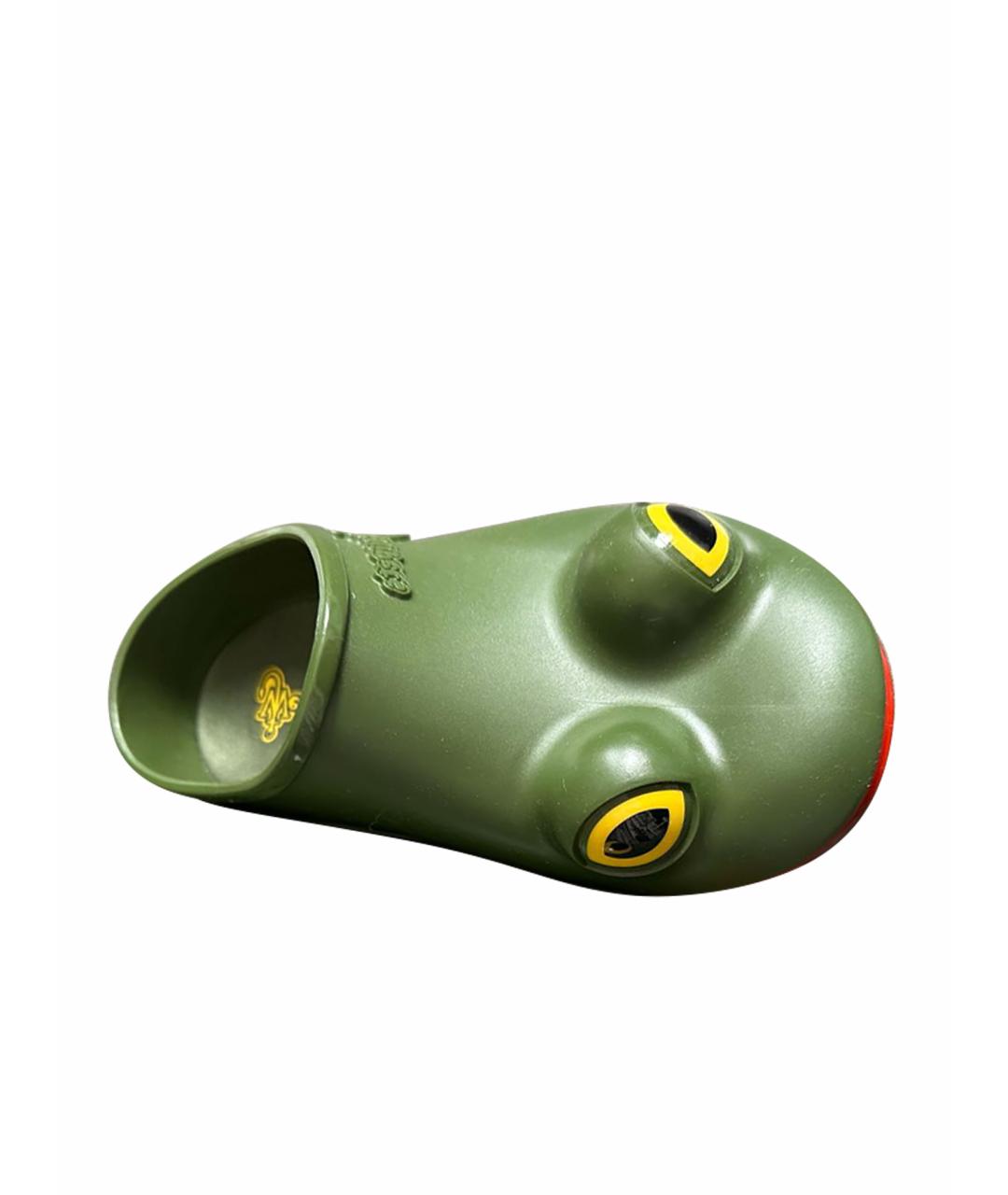 J.W.ANDERSON Зеленые резиновые сандалии, фото 1