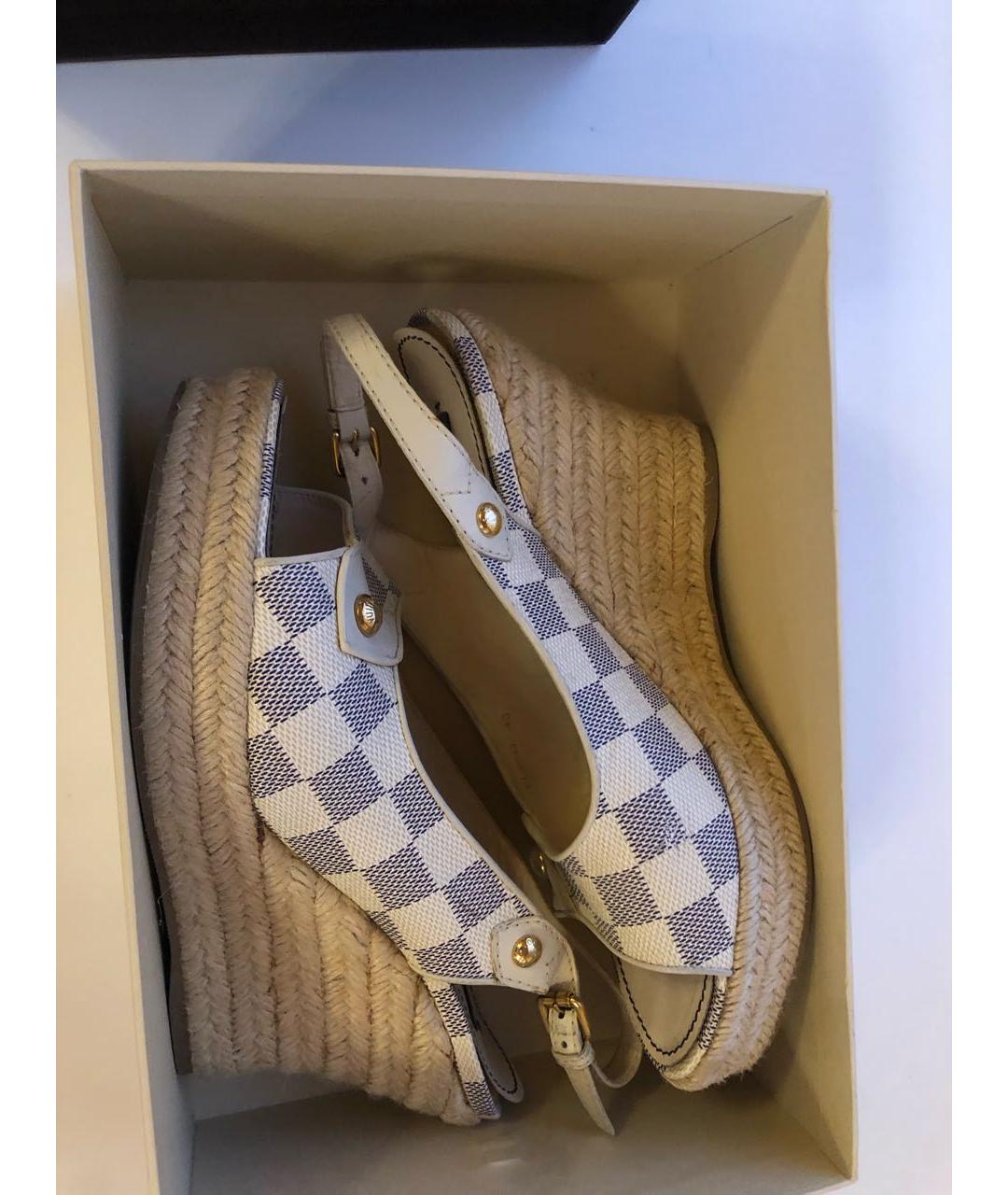 LOUIS VUITTON PRE-OWNED Кожаные сабо, фото 4