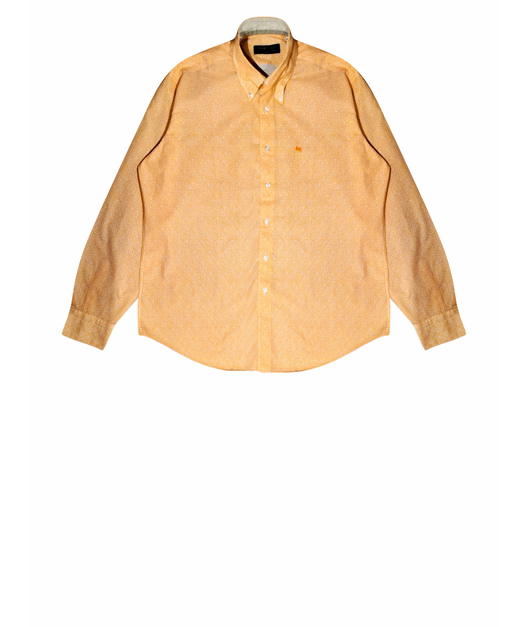 PAL ZILERI Оранжевая хлопковая кэжуал рубашка, фото 1