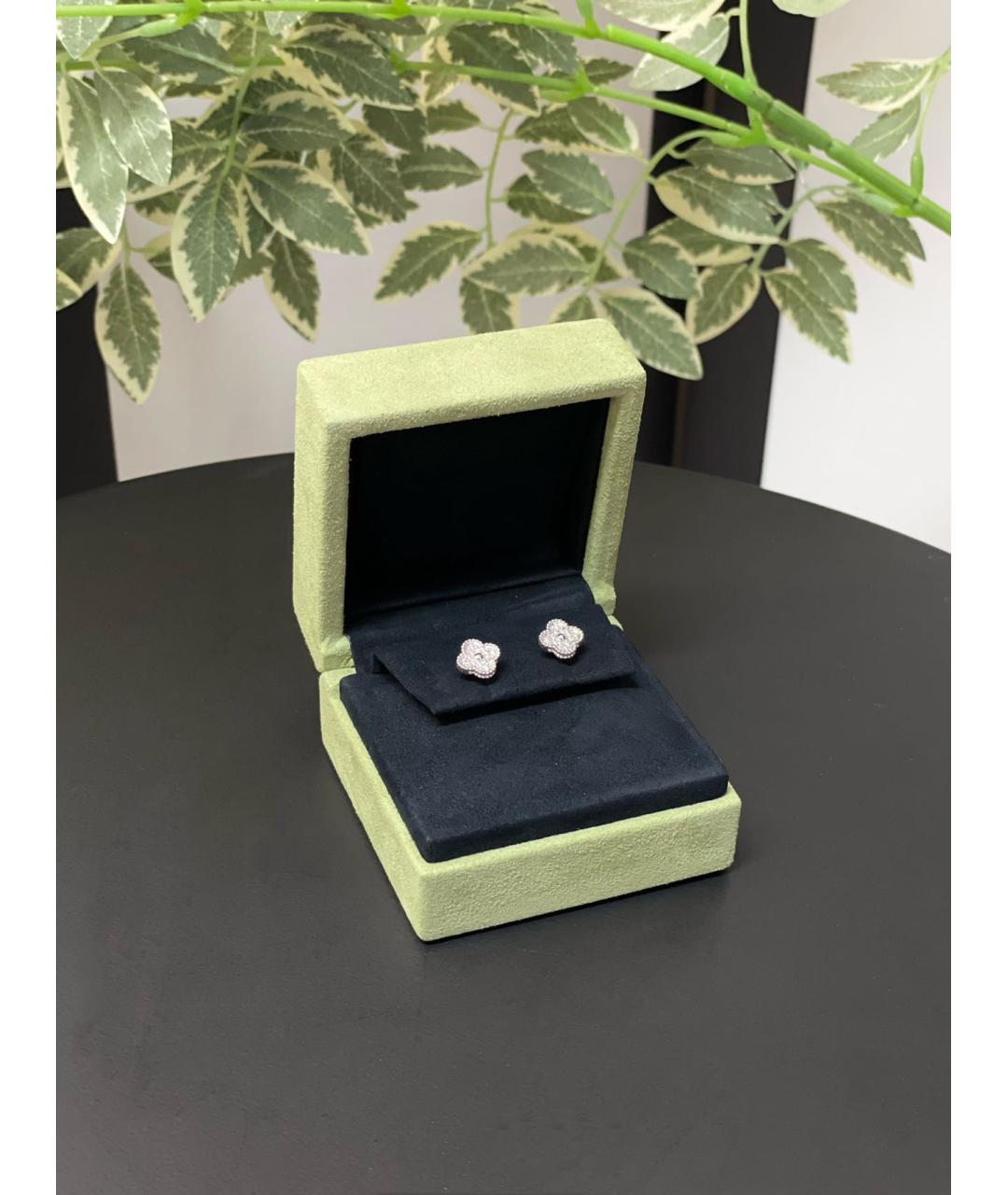 VAN CLEEF & ARPELS Серебряные серьги из белого золота, фото 2