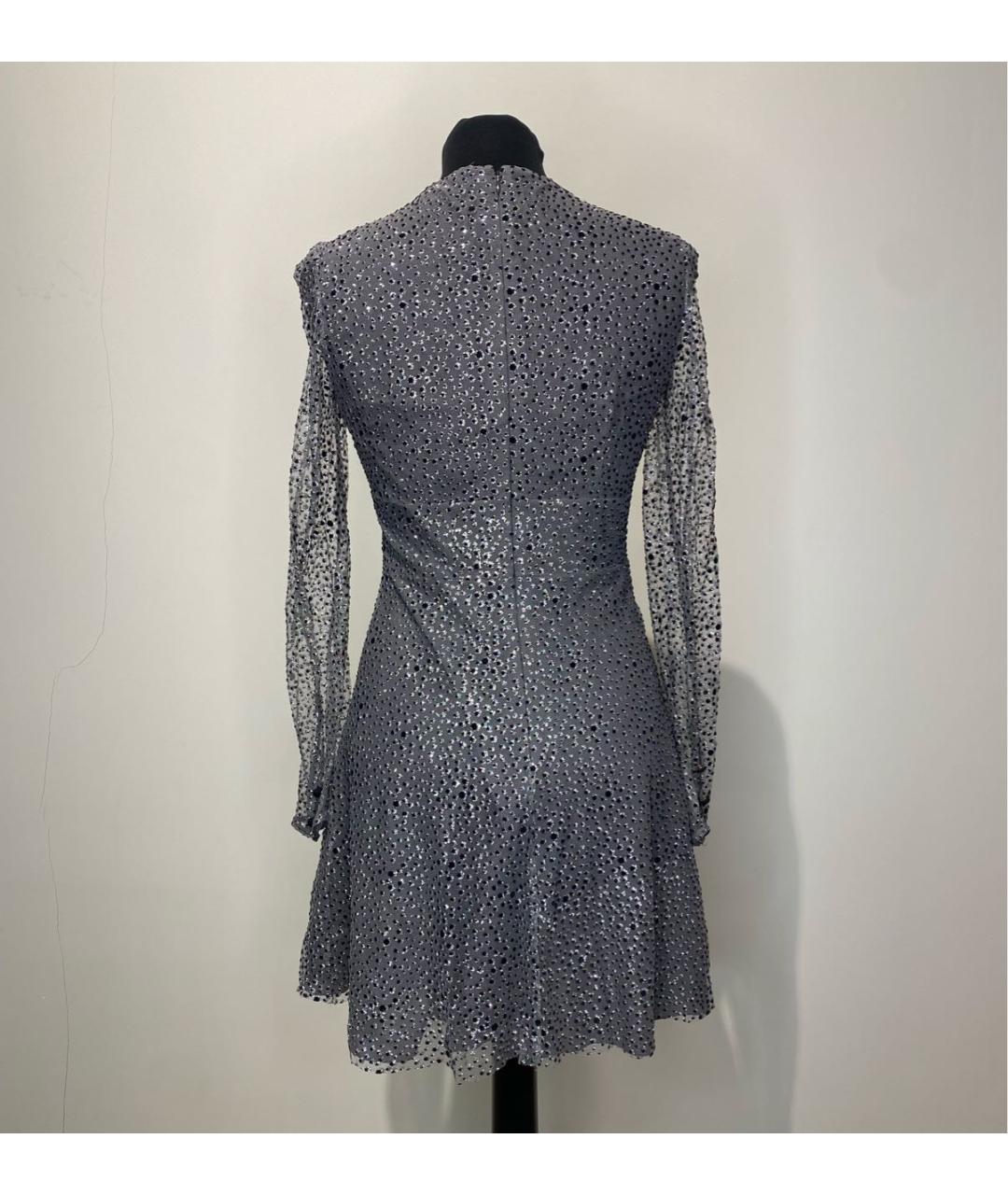 RED VALENTINO Антрацитовое вискозное вечернее платье, фото 2