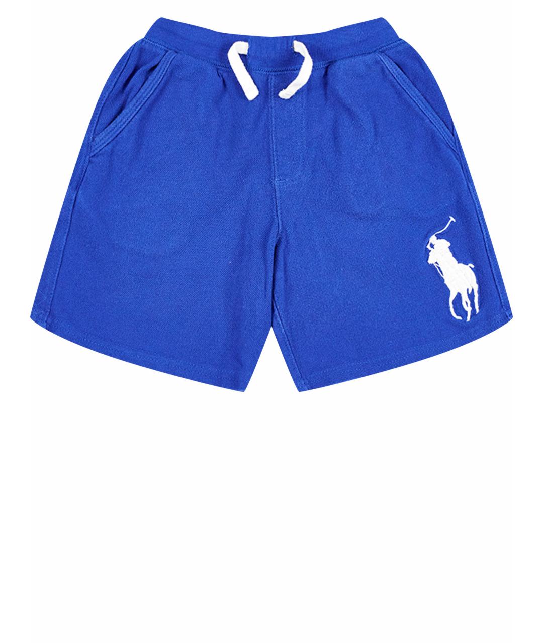RALPH LAUREN KIDS Синие хлопковые детские шорты, фото 1